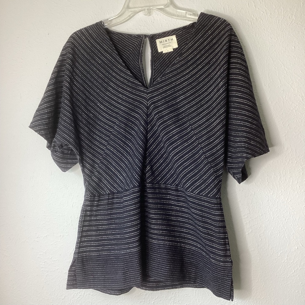 Mirth Handmade Edition Striped Top Sm